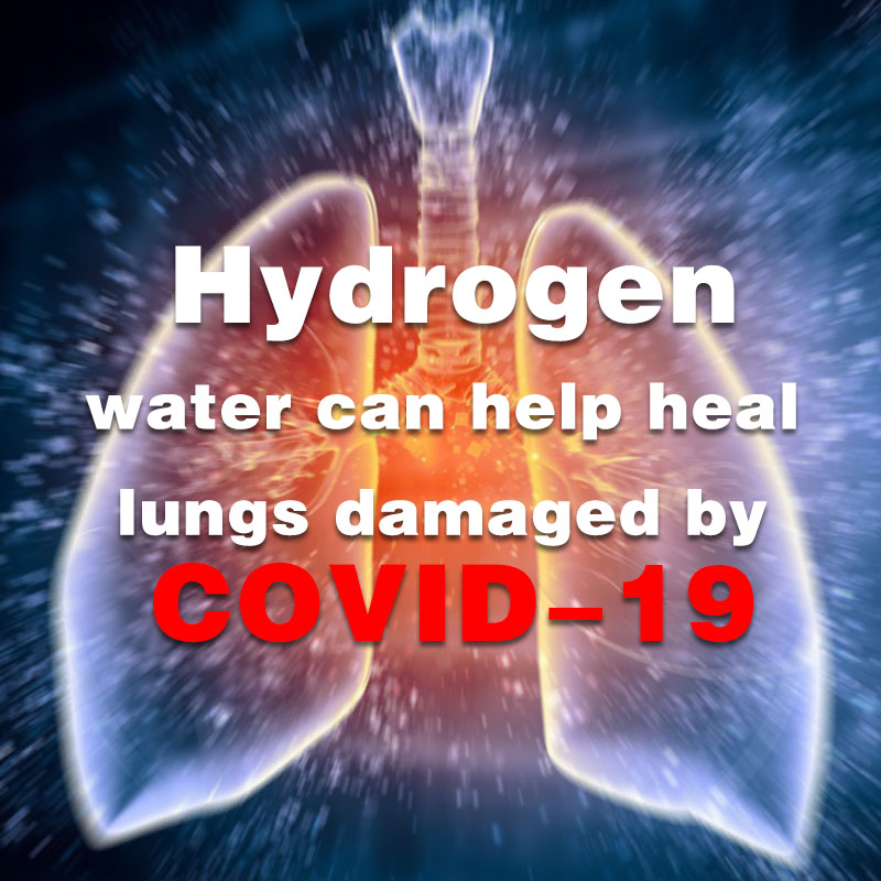 Molecular Hydrogen can help heal COVID-19 damaged lungs