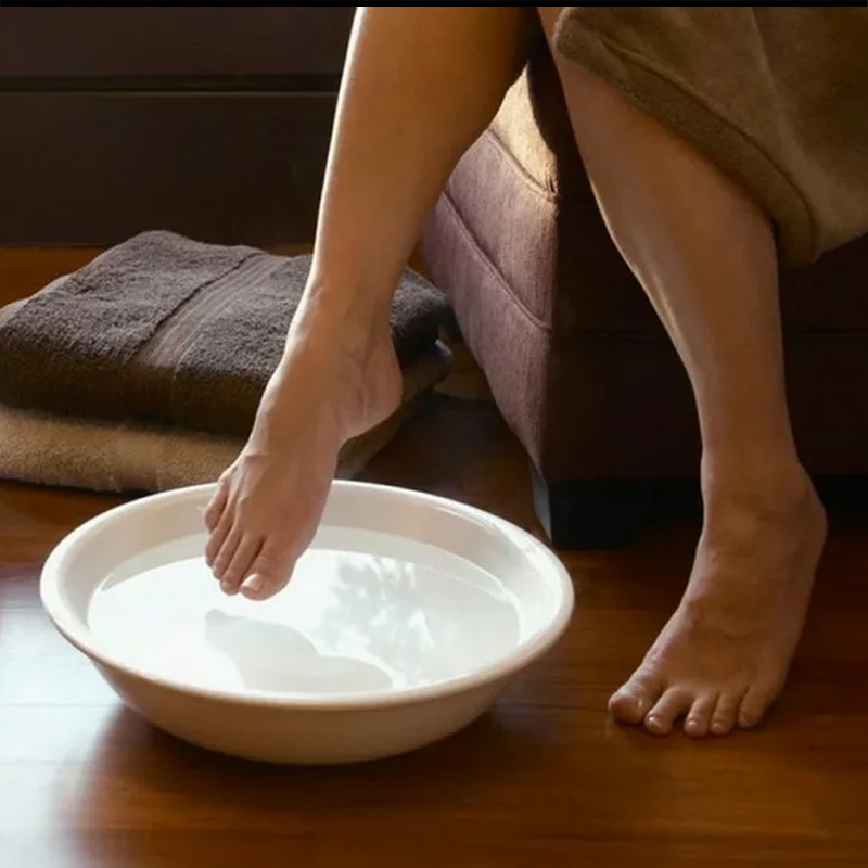 triche pour le trempage des pieds à l'hydrogène